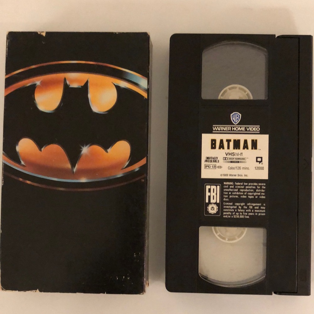 10for$20💙VHS - BATMAN - 1989